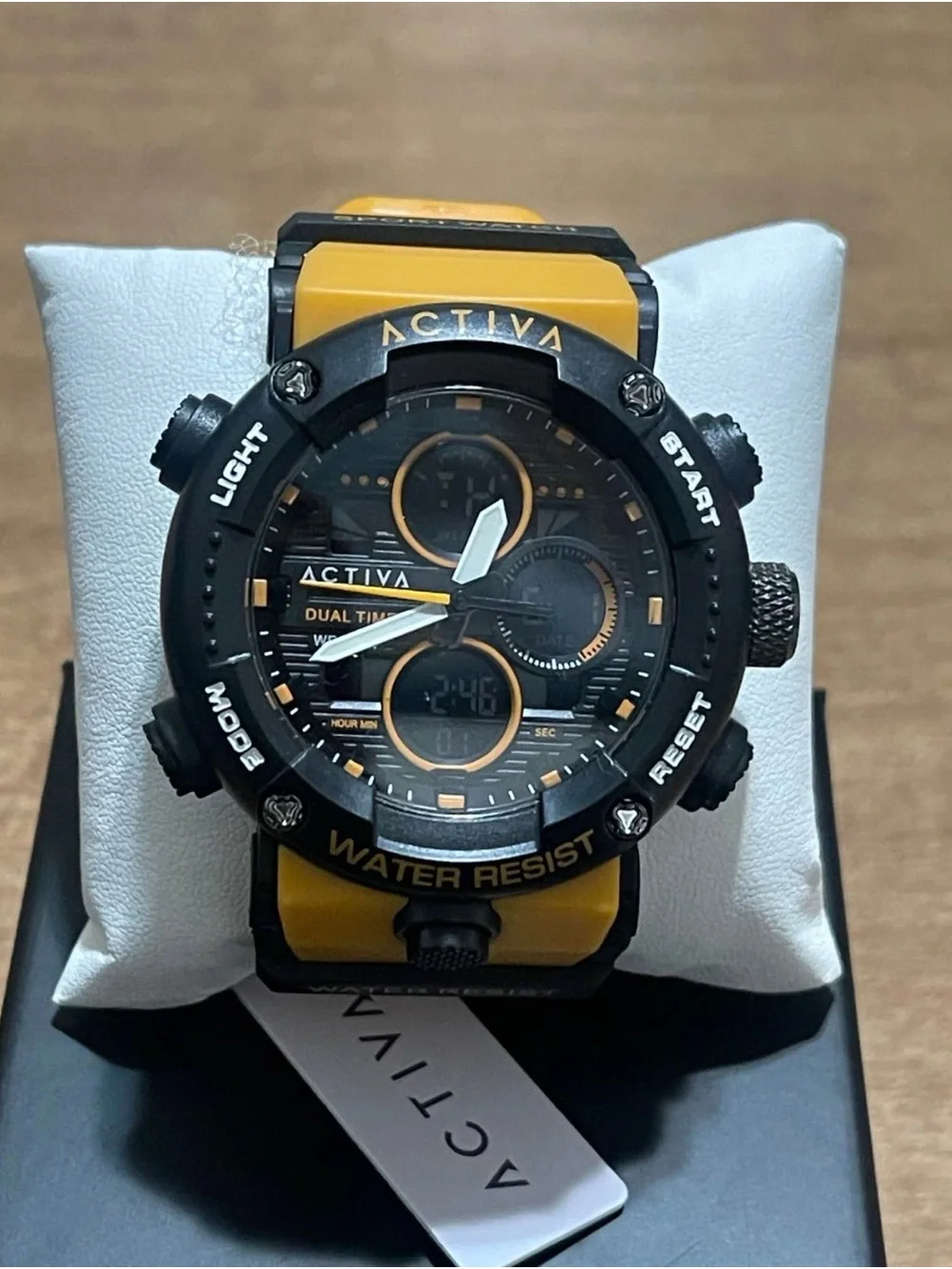 Activa X Invicta Digital Men's Watch - 52mm. Orange & Black, New